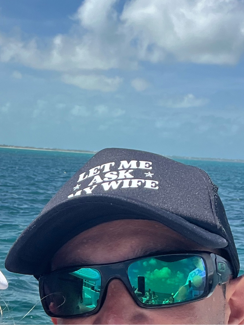 Let My Ask My Wife Trucker Hat